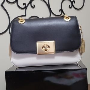 COACH Cassidy leather  crossbody colorblock